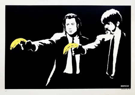 Serigrafía Banksy - Pulp Fiction (unsigned)
