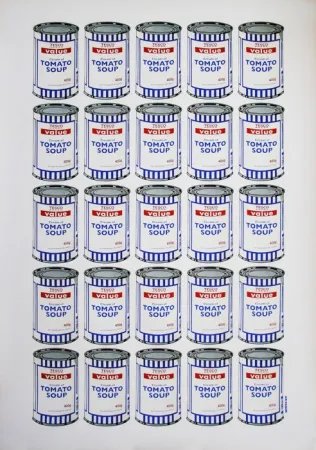 Litografía Banksy - Tesco Soup Can