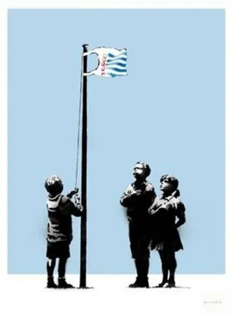 Serigrafía Banksy - Very Little Helps