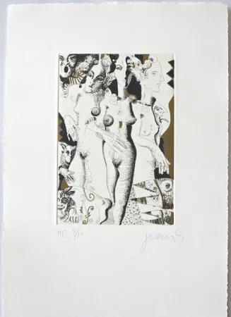 Grabado Barbera - Seduccion