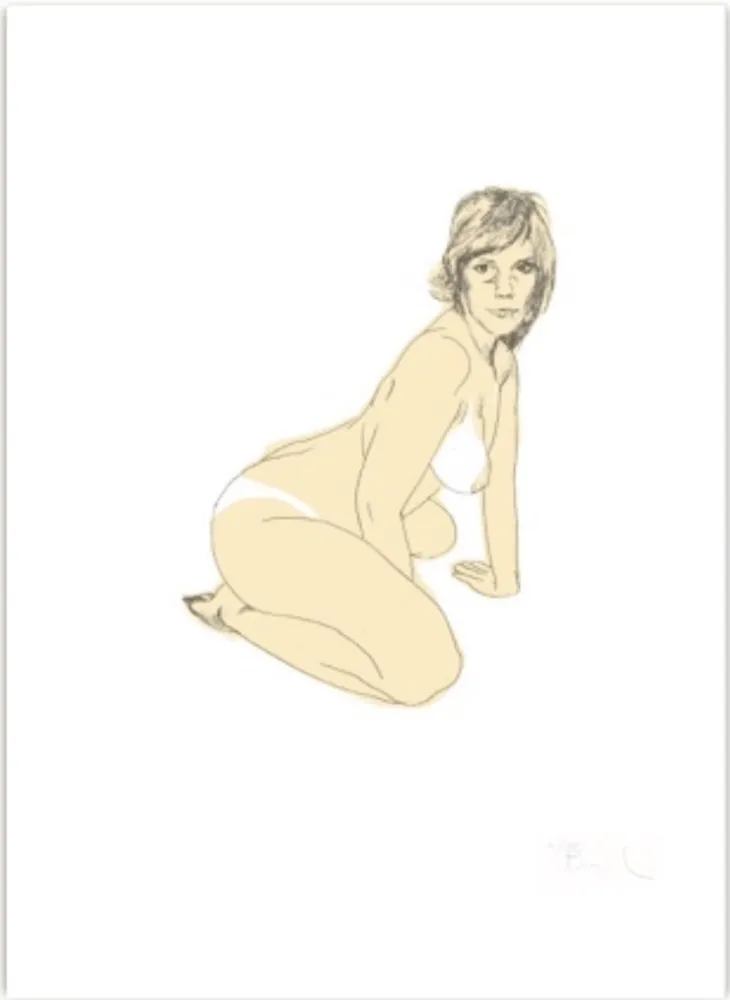 Serigrafía Barbier - Nu (Collection Naked)