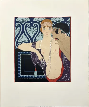 Libro Ilustrado Barbier - P. Loüys. LES CHANSONS DE BILITIS. Taduit du grec. Illustrations de G. Barbier gravées sur bois par F.L. Schmied (1922)‎ 