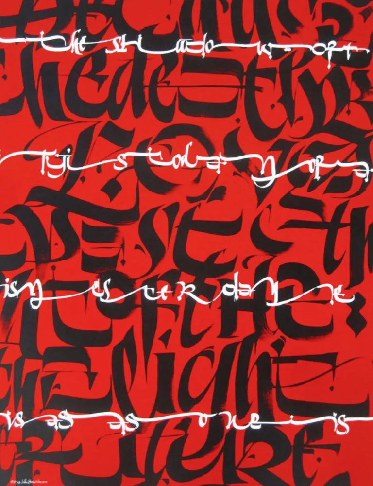 Serigrafía Barcellona - Shadows of Tomorrow