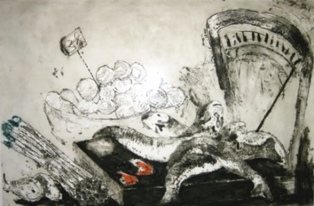 Grabado Barcelo - La balance