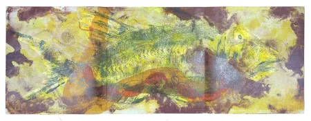 Litografía Barcelo - La Chenille / La Carpe