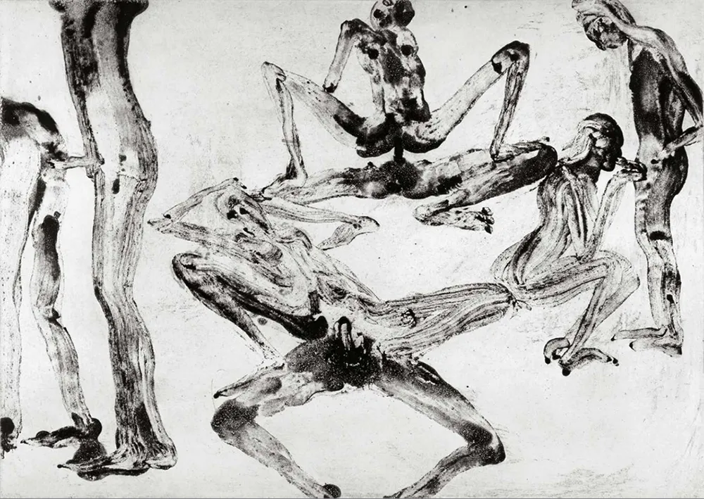 Aguafuerte Y Aguatinta Barcelo -  Lanzarote 27 