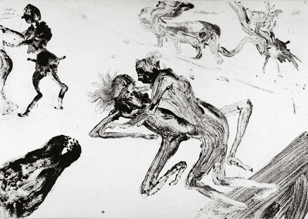 Aguafuerte Y Aguatinta Barcelo - Lanzarote 28 