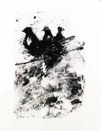 Litografía Barcelo - Les pigeons