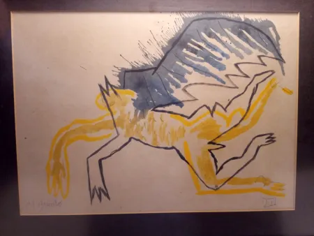 Sin Técnico Barcelo - Original drawing - Mixed technique