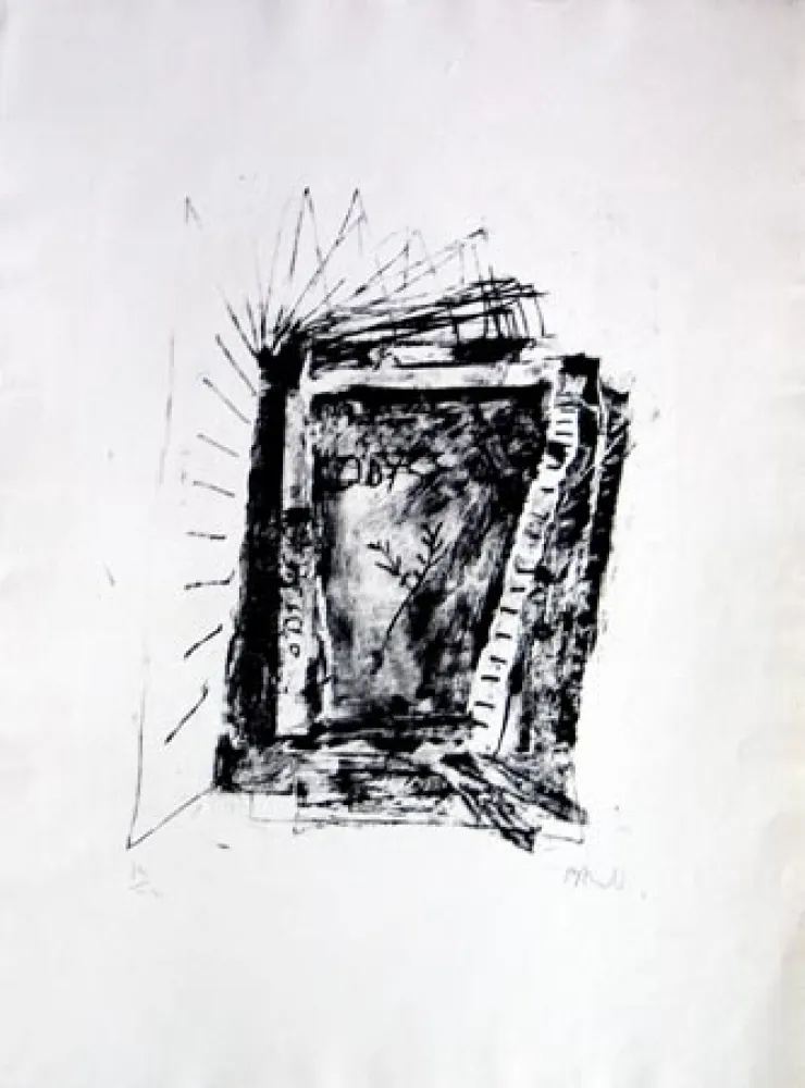 Litografía Barcelo - Sans titre