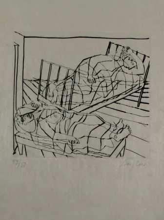 Grabado Bargheer - Der Gast