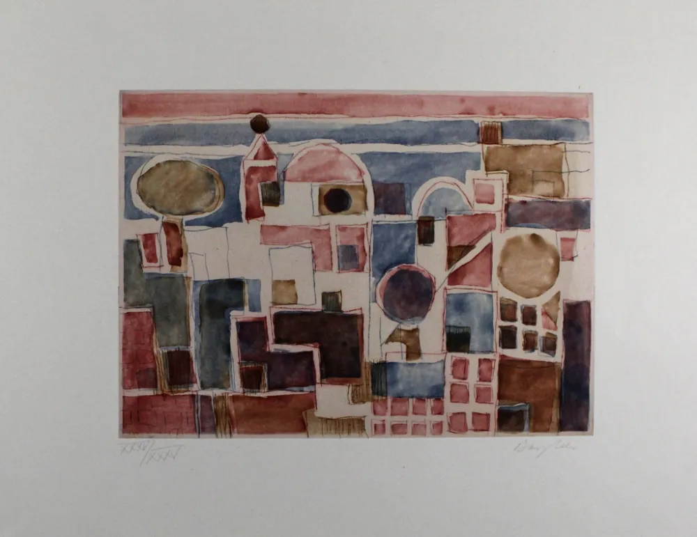 Aguafuerte Y Aguatinta Bargheer - Forio d'Ischia