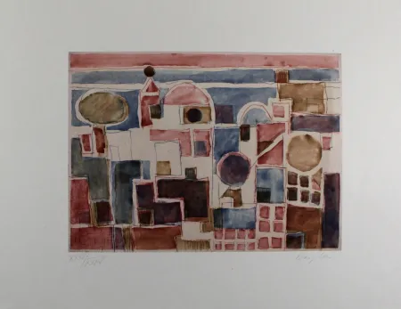 Aguafuerte Y Aguatinta Bargheer - Forio d'Ischia