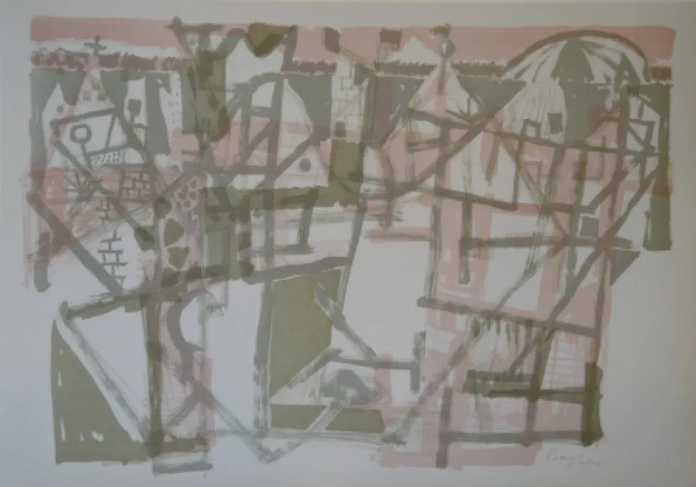 Litografía Bargheer - Untitled