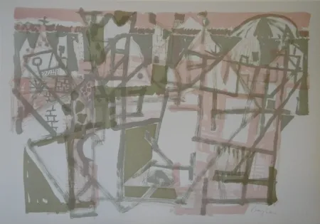 Litografía Bargheer - Untitled