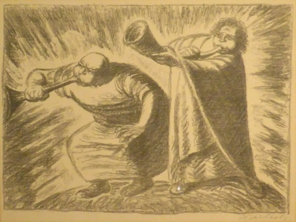 Litografía Barlach - Der neue Tag