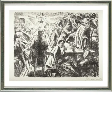 Litografía Barlach - Frau Venus, 1919