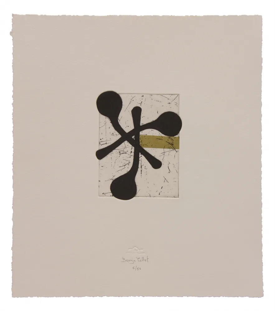 Aguafuerte Y Aguatinta Baroja-Collet - Convergencia II