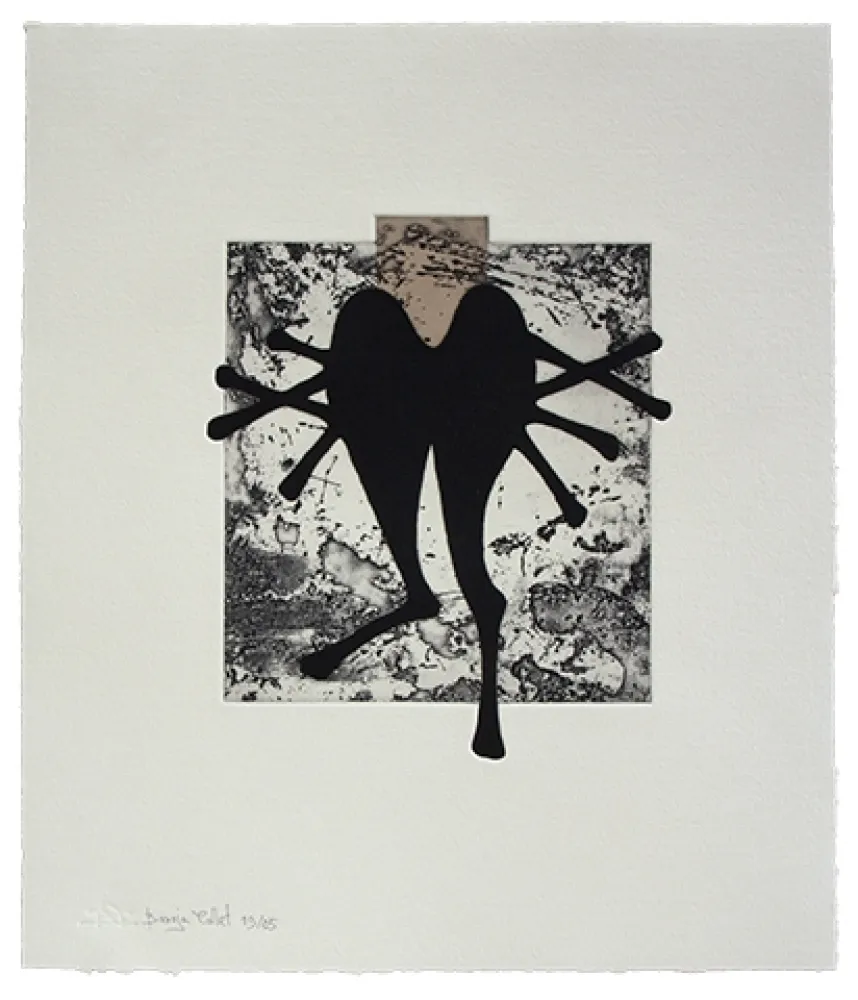 Aguafuerte Y Aguatinta Baroja-Collet - El beso