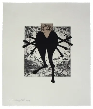 Aguafuerte Y Aguatinta Baroja-Collet - El beso