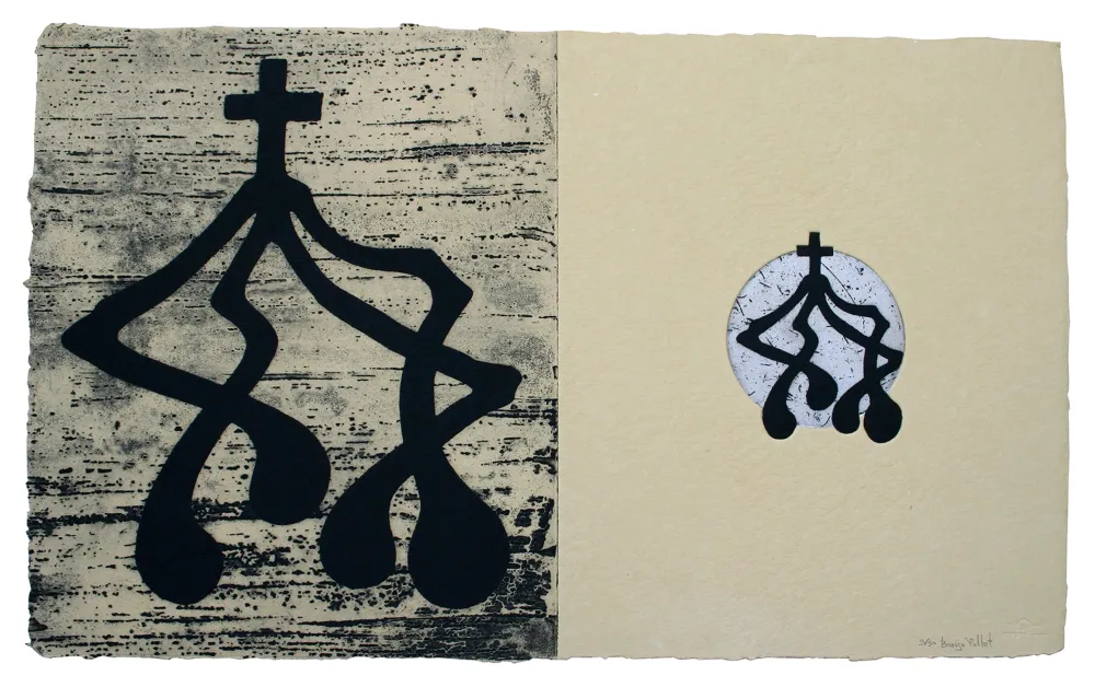 Aguafuerte Y Aguatinta Baroja-Collet - Pareja II