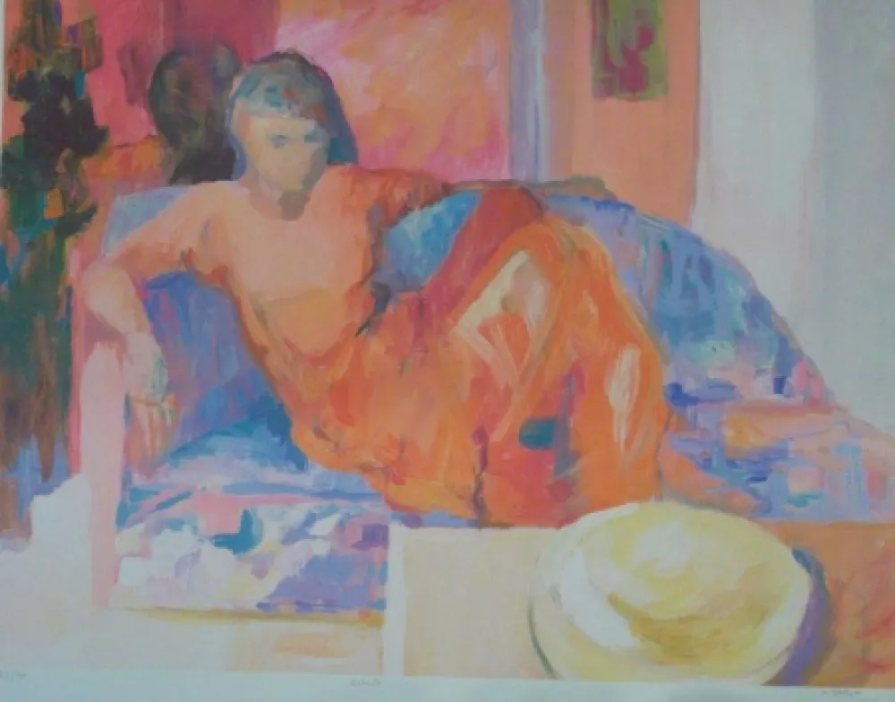 Litografía Baroni - Détente