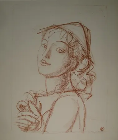 Litografía Barraud - Arlequin