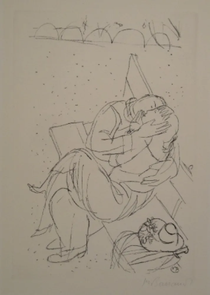 Aguafuerte Barraud - Les Amoureux