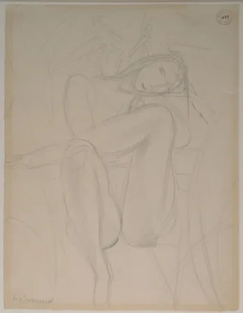 Sin Técnico Barraud - Sitzender weiblicher Akt