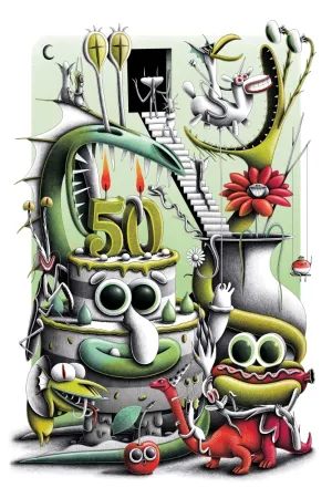 Estampa Numérica Barrome Forgues - 50 ans