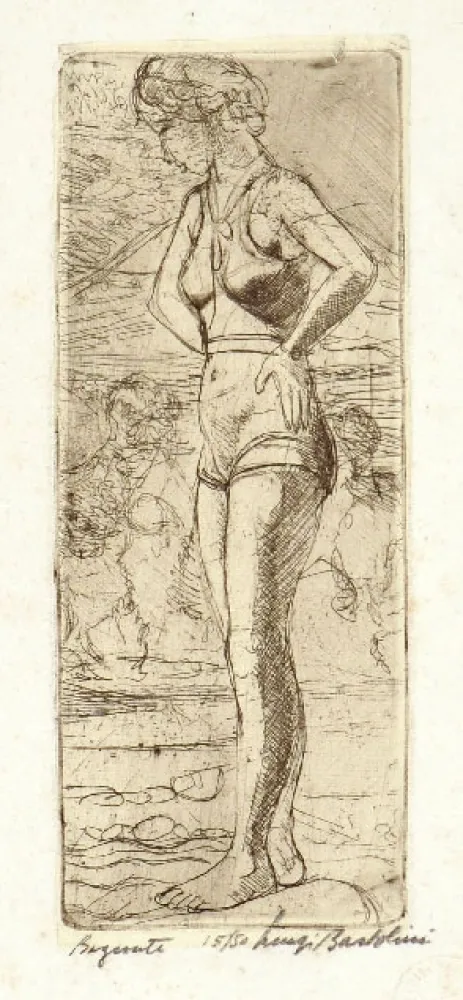 Aguafuerte Bartolini - BAGNANTE