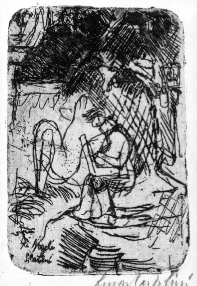 Aguafuerte Bartolini - Gli angeli