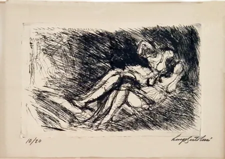 Aguafuerte Bartolini - Ragazze distese