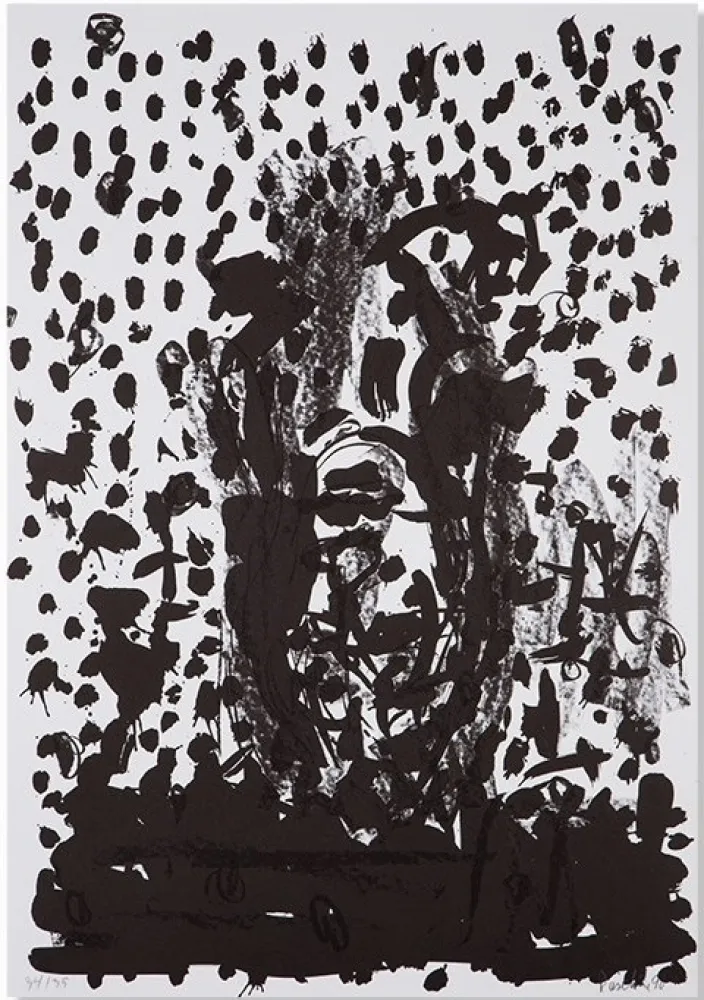 Litografía Baselitz - Kopf / Head - no. 8 (from Suite 45)