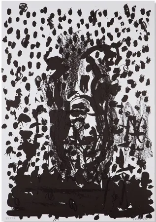 Litografía Baselitz - Kopf / Head - no. 8 (from Suite 45)