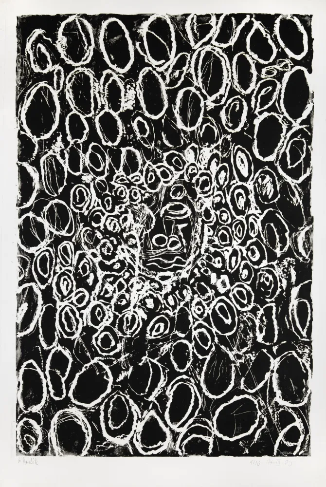 Grabado En Madera Baselitz - Kopfe