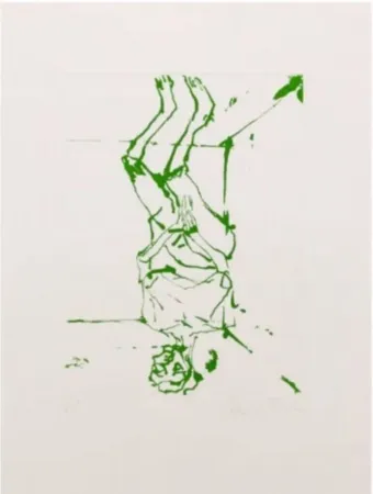 Aguafuerte Y Aguatinta Baselitz - Serpentine - green