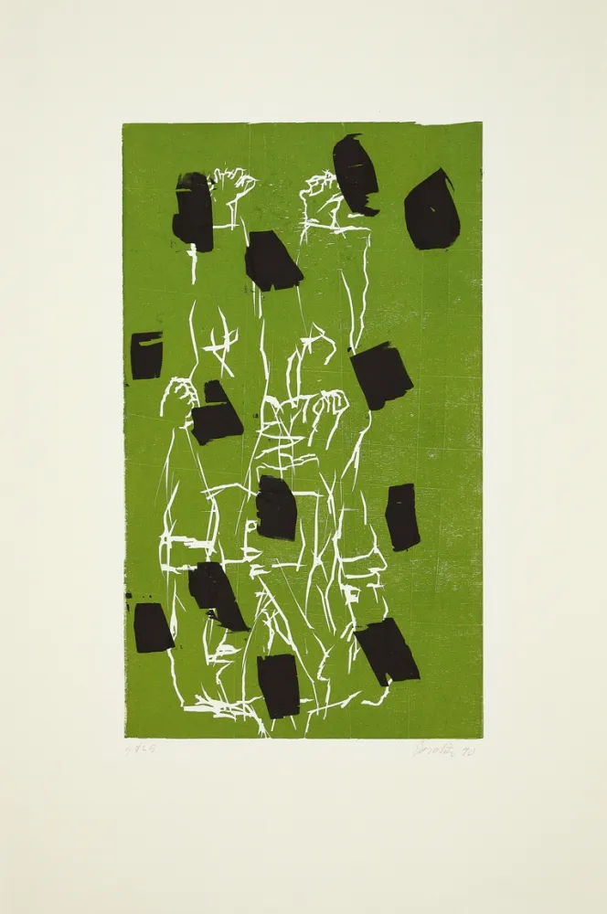 Grabado En Madera Baselitz - 