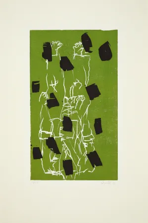 Grabado En Madera Baselitz - 