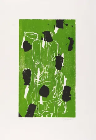 Grabado En Madera Baselitz - 