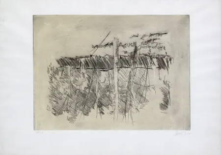 Aguafuerte Baselitz - Untitled