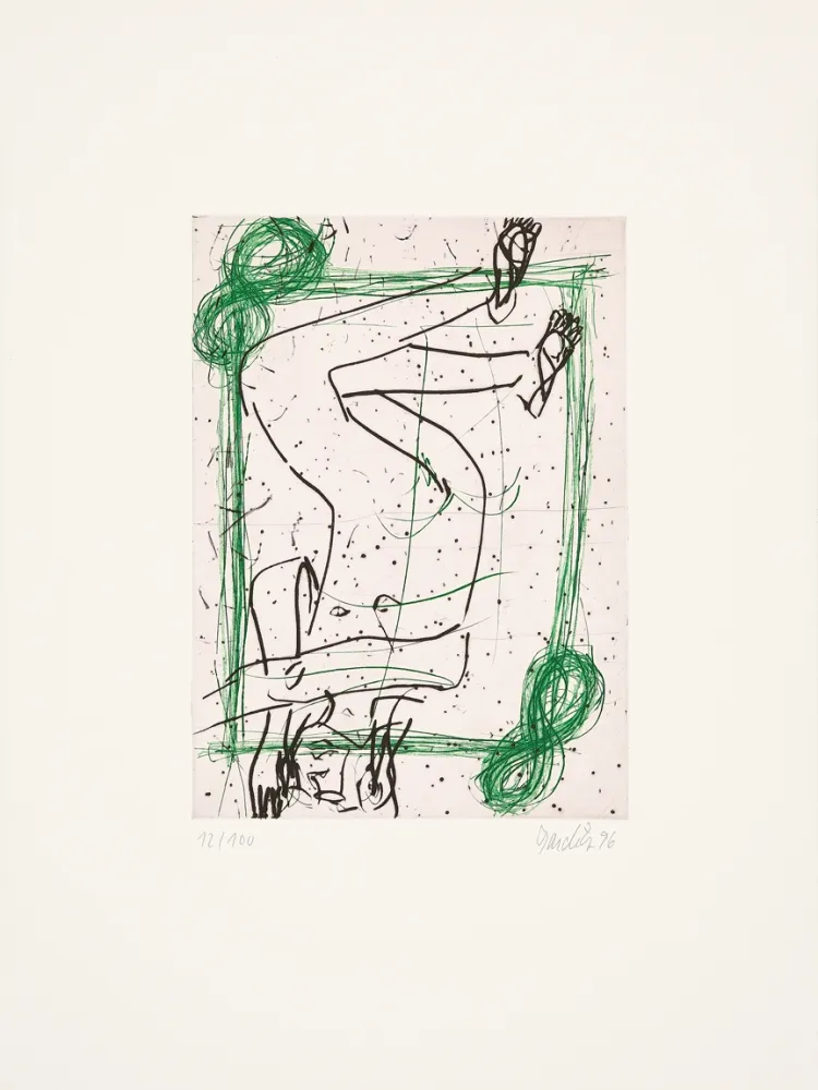 Grabado Baselitz - Untitled