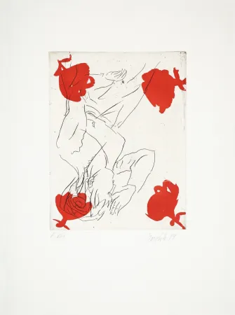 Punta Seca Baselitz - Untitled (vgl. Romantisches Motiv)