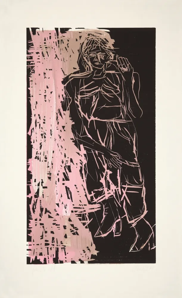 Grabado En Madera Baselitz - 