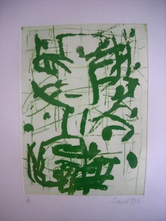 Aguafuerte Y Aguatinta Baselitz - Winter