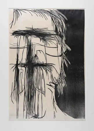 Grabado En Madera Baskin - Dead Saint