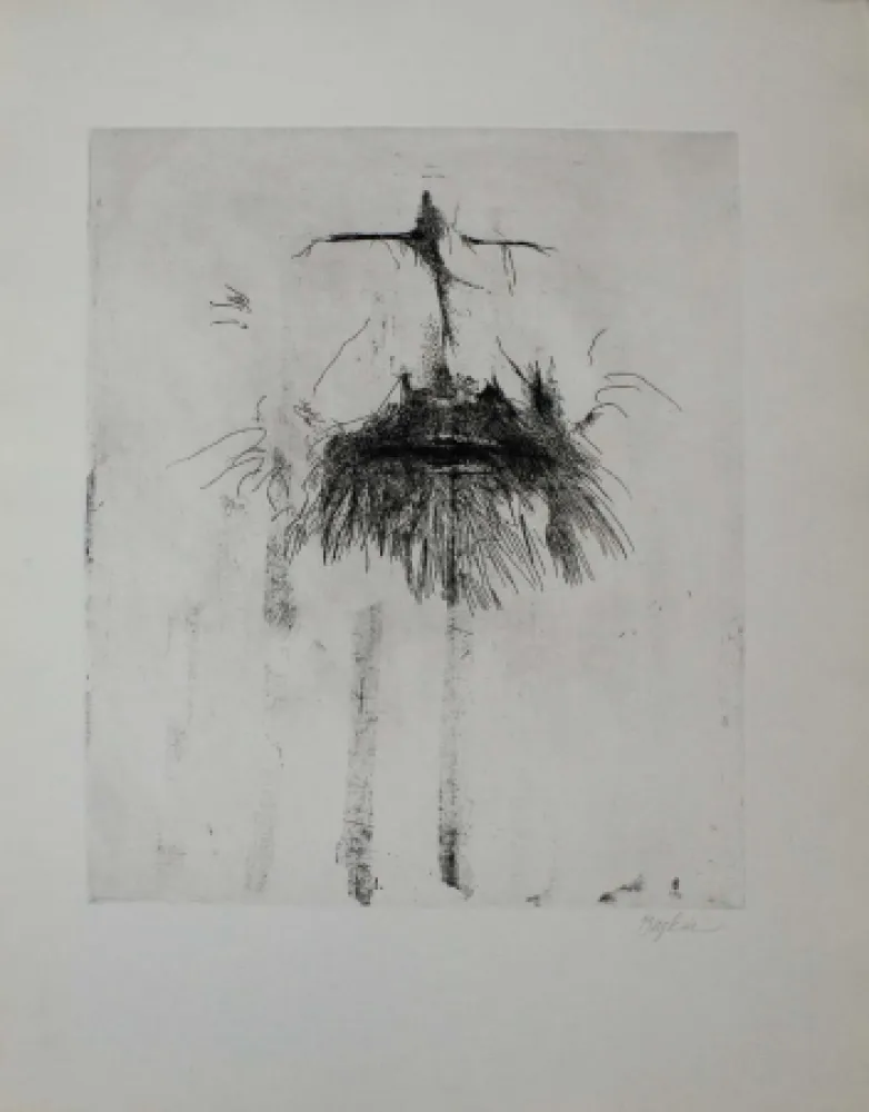 Grabado Baskin - Drawings for the Iliad (complete set of six etchings)