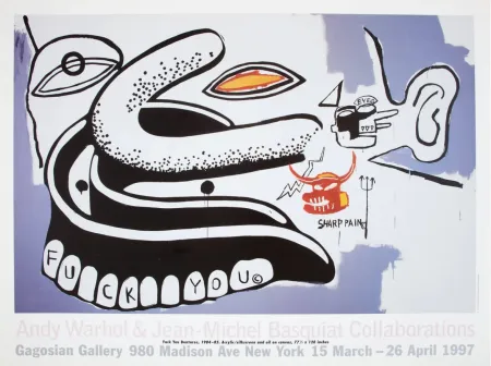 Cartel Basquiat - Andy Warhol - Fuck You Dentures