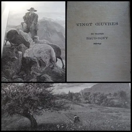 Grabado En Madera Baud-Bovy - Vingt oeuvres du peintre Baud-Bovy (1848-1899)