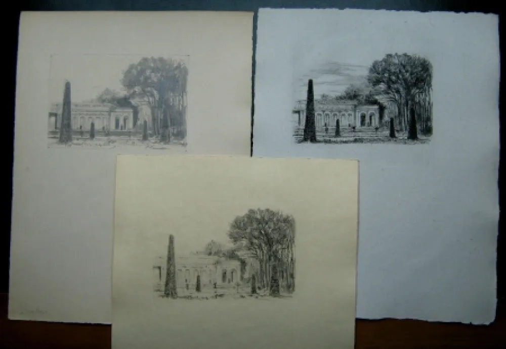 Grabado Baudier - La cité des eaux